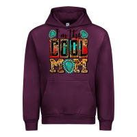 Mauve Wine i'm the cool mom Urban Hoodie - Zillion Design Studio