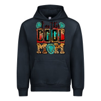 Navy i'm the cool mom Urban Hoodie - Zillion Design Studio