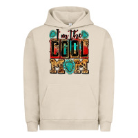 Pigment French Oak i'm the cool mom Urban Hoodie - Zillion Design Studio