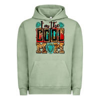Pigment Oil Green i'm the cool mom Urban Hoodie - Zillion Design Studio