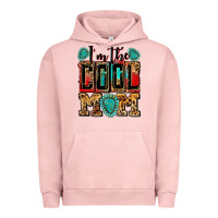 Pigment Salmon i'm the cool mom Urban Hoodie - Zillion Design Studio