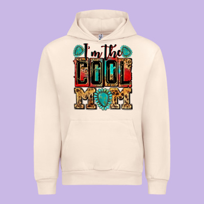 I'm The Cool Mom Urban Hoodie Designed By Zillion Design Studio