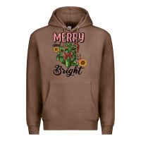 Chestnut merry and bright with cactus Premium Hoodie - RanaPortraitStore