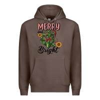 Coffee merry and bright with cactus Premium Hoodie - RanaPortraitStore