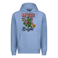 Colony Blue merry and bright with cactus Premium Hoodie - RanaPortraitStore