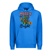True Royal merry and bright with cactus Premium Hoodie - RanaPortraitStore