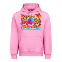 Fuchsia Pink hot mom summer Urban Hoodie - Zillion Design Studio