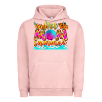 Pigment Salmon hot mom summer Urban Hoodie - Zillion Design Studio