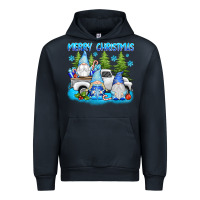 Navy merry christmas gnomies Urban Hoodie - texasbilliewilder