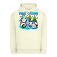 Pigment Pistachio merry christmas gnomies Urban Hoodie - texasbilliewilder