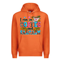 Carrot i run on coffee and sarcasm Premium Hoodie - Zillion Design Studio