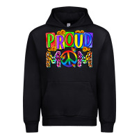 Black proud mom lgbt Urban Hoodie - Zillion Design Studio