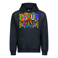 Navy proud mom lgbt Urban Hoodie - Zillion Design Studio