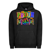 Pigment Black proud mom lgbt Urban Hoodie - Zillion Design Studio