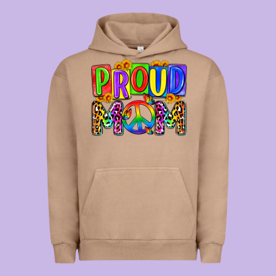 Proud Mom Lgbt Urban Hoodie Designed By Zillion Design Studio