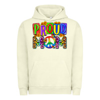 Pigment Pistachio proud mom lgbt Urban Hoodie - Zillion Design Studio