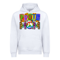 White proud mom lgbt Urban Hoodie - Zillion Design Studio