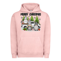 Pigment Salmon merry christmas gnomies Urban Hoodie - texasbilliewilder