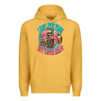 Mustard i hate everyone but coffee helps Premium Hoodie - Zillion Design Studio