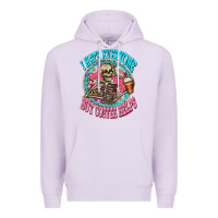 Lilac i hate everyone but coffee helps Premium Hoodie - Zillion Design Studio