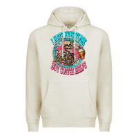 Oatmeal Heather i hate everyone but coffee helps Premium Hoodie - Zillion Design Studio