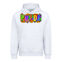 White pride Urban Hoodie - Zillion Design Studio