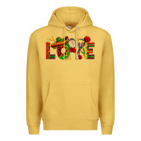 Antique Gold Mexico Love Premium Hoodie - texasbilliewilder