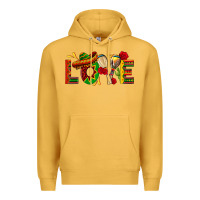 Mustard Mexico Love Premium Hoodie - texasbilliewilder
