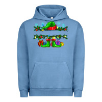 Custom Name Christmas Elf Urban Hoodie | Teevron