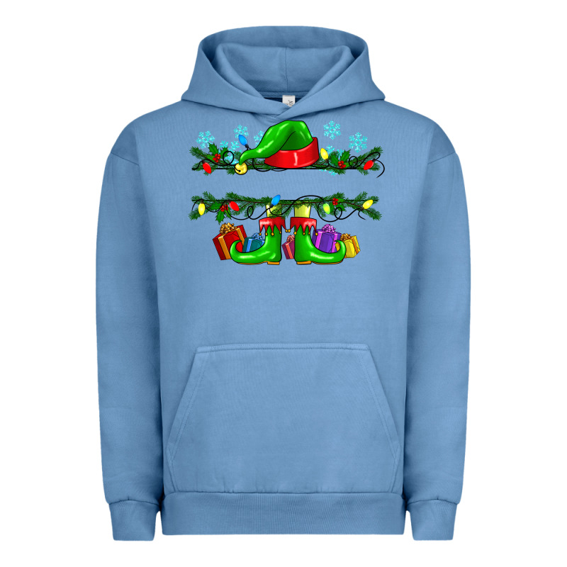 Custom Name Christmas Elf Urban Hoodie by texasbilliewilder | Teevron