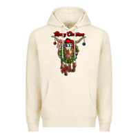 Tofu merry christmas longhorn cow Premium Hoodie - RanaPortraitStore