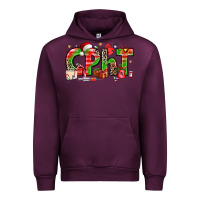 Mauve Wine christmas cpht pharmacy technician Urban Hoodie - texasbilliewilder