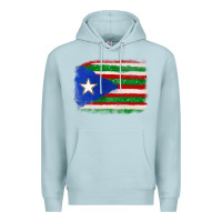 Blue Mist Mexico and Puerto Rico Flag Premium Hoodie - texasbilliewilder