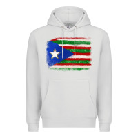 Dove Grey Mexico and Puerto Rico Flag Premium Hoodie - texasbilliewilder