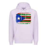 Lilac Mexico and Puerto Rico Flag Premium Hoodie - texasbilliewilder