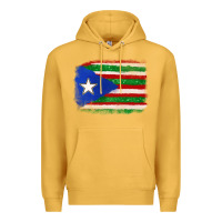 Mustard Mexico and Puerto Rico Flag Premium Hoodie - texasbilliewilder