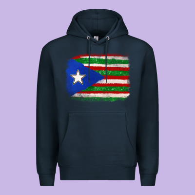 Mexico And Puerto Rico Flag Premium Hoodie Designed By Texasbilliewilder