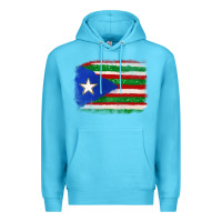 Ocean Blue Mexico and Puerto Rico Flag Premium Hoodie - texasbilliewilder
