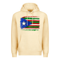 Pina Colada Mexico and Puerto Rico Flag Premium Hoodie - texasbilliewilder