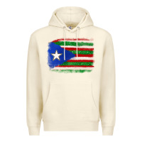 Sandshell Mexico and Puerto Rico Flag Premium Hoodie - texasbilliewilder