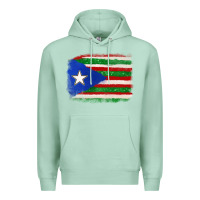 Seafoam Mexico and Puerto Rico Flag Premium Hoodie - texasbilliewilder