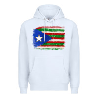 White Mexico and Puerto Rico Flag Premium Hoodie - texasbilliewilder