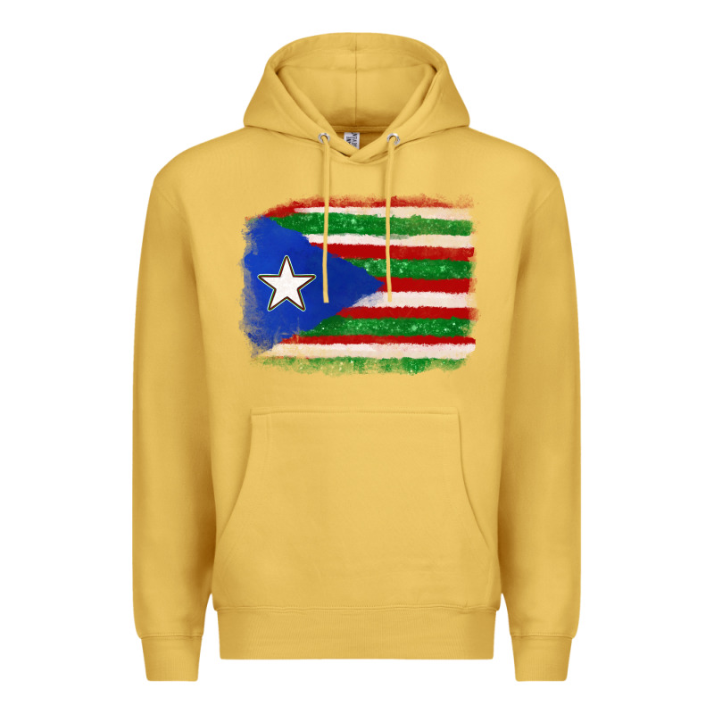 Mexico And Puerto Rico Flag Premium Hoodie by texasbilliewilder | Teevron