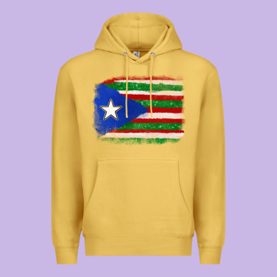 Mexico And Puerto Rico Flag Premium Hoodie Designed By Texasbilliewilder