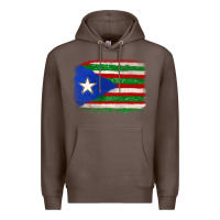 Coffee Mexico and Puerto Rico Flag Premium Hoodie - texasbilliewilder