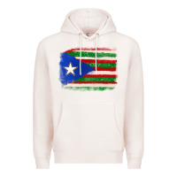 Pale Pink Mexico and Puerto Rico Flag Premium Hoodie - texasbilliewilder