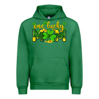 Emerald one lucky mom Urban Hoodie - Zillion Design Studio