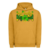 Pigment Peanut Butter one lucky mom Urban Hoodie - Zillion Design Studio