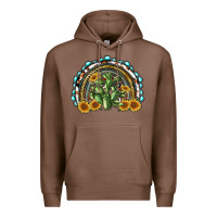 Chestnut western rainbow with cactus Premium Hoodie - RanaPortraitStore