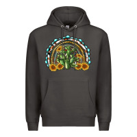 Smoke western rainbow with cactus Premium Hoodie - RanaPortraitStore